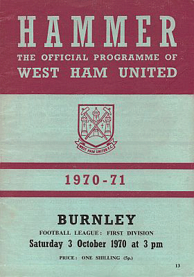 Burnley Programme
