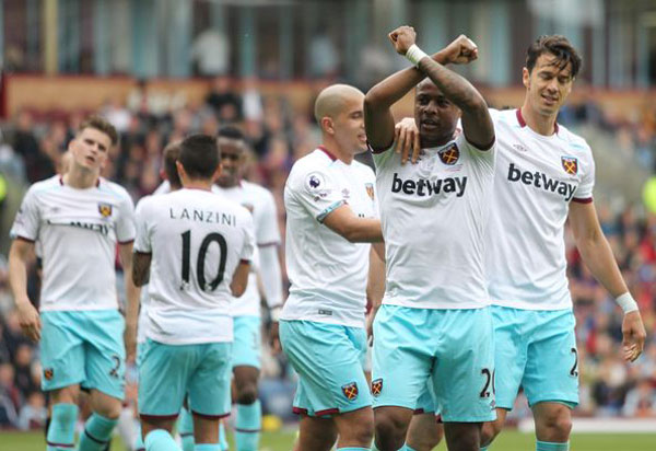 Burnley 1 West Ham&nbsp;2