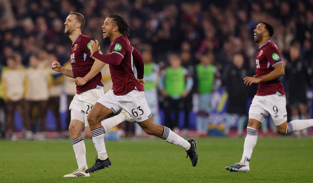FA Cup Quarter Final, West Ham v Leeds. One step from&nbsp;Wembley